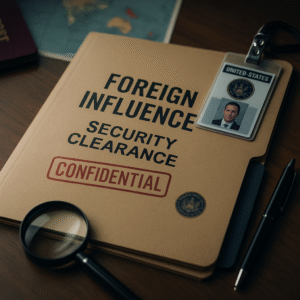 Foreign Influence security clearance