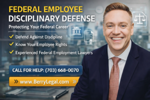 Federal employee disciplinary defense